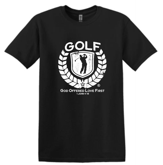 G.O.L.F ® God Offered Love First® Men's G.O.L.F.® T- shirt.