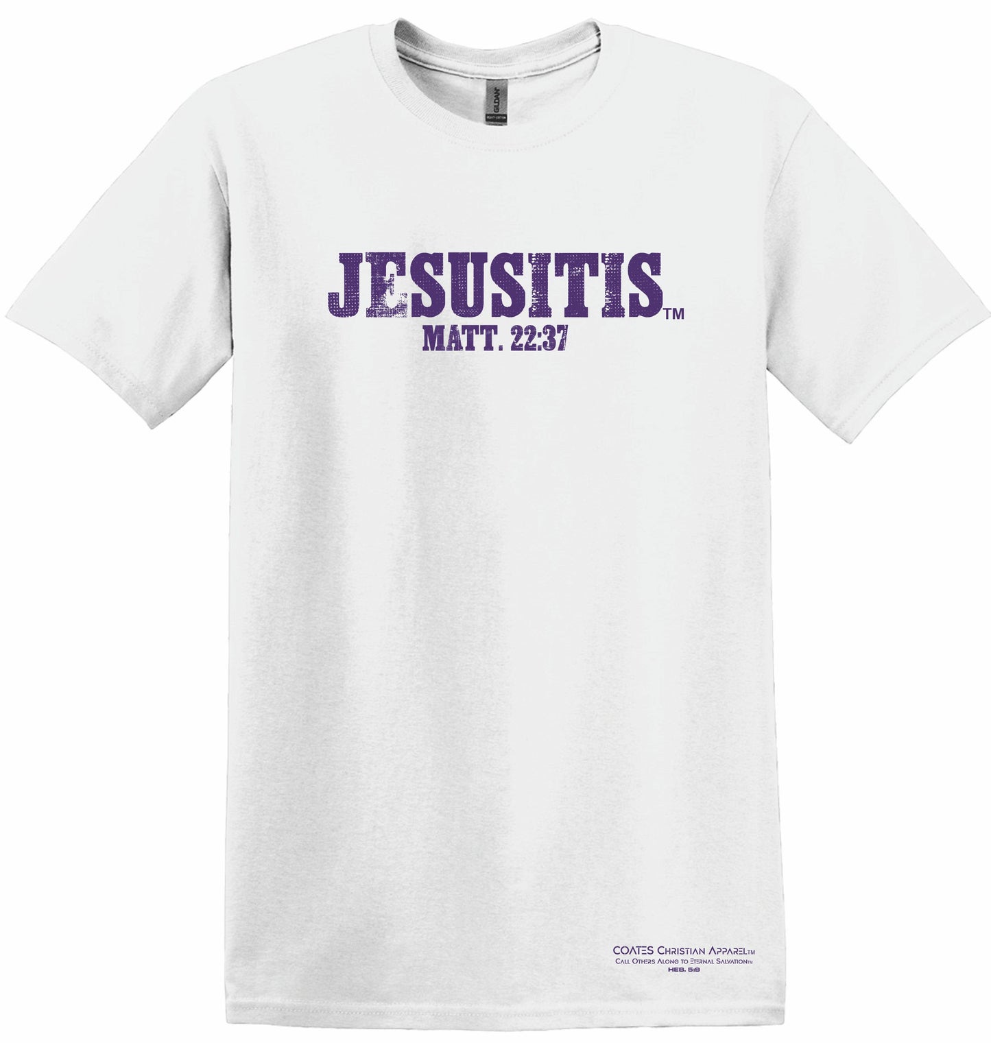 Jesusitis® Matthew 22:37 T-Shirt Pronounced Jesus-itis®